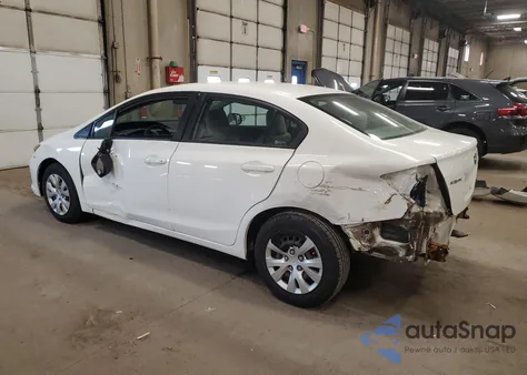 2012 Honda Civic Lx from USA, damaged, VIN 19XFB2F52CE068203
